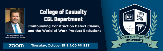 Confounding Construction Defect Claims, and the World of Work Product Exclusions Image