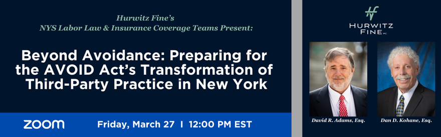 Beyond Avoidance: Preparing for  the AVOID Act’s Transformation of  Third-Party Practice in New York Image